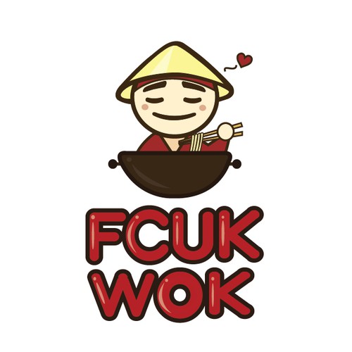 Create a capturing logo  for Fcuk Wok Logo  design contest