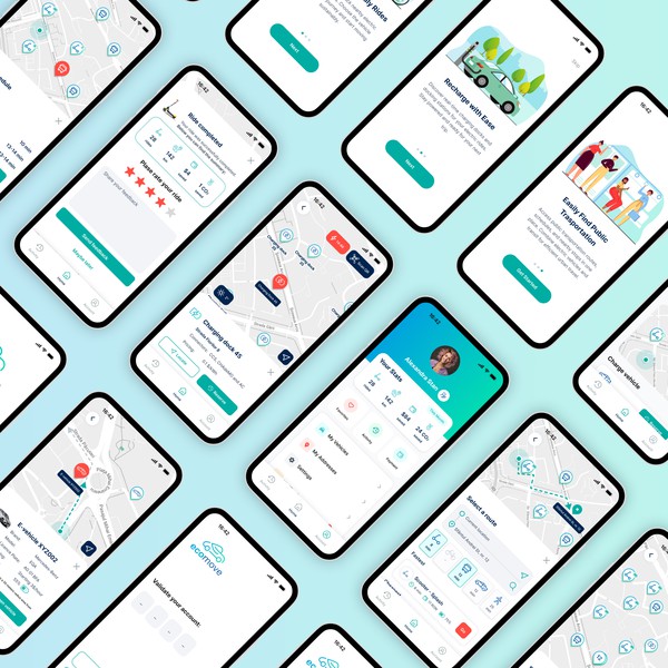 Beautifully crafted and intuitive UX/UI design for a eco-friendly urban mobility app