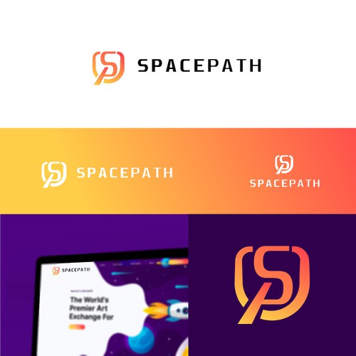 コンペ「SpacePath Logo Contest winner will receive $500」のデザイン by Saujanyaさん 