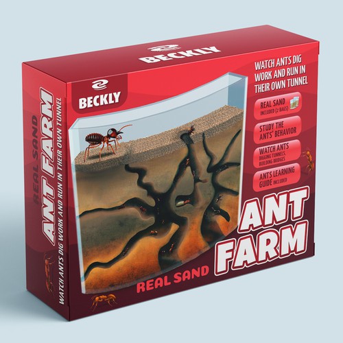 Eye Catching Ant Farm Box Design Design by Radmilica