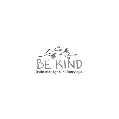 Be Kind!  Upscale, hip kids clothing store encouraging positivity Ontwerp door .supernova