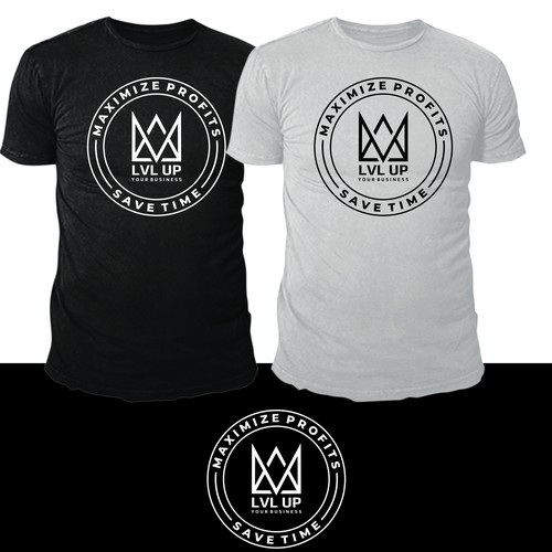 コンペ「New Shirt Design for LVL Up Imaging」のデザイン by S U T A ™さん 