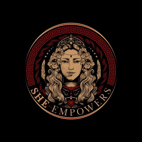 SHEempowers - luxurious design of a woman preferrably in some kind of a circle to appeal to women professionals Design by BlacKing