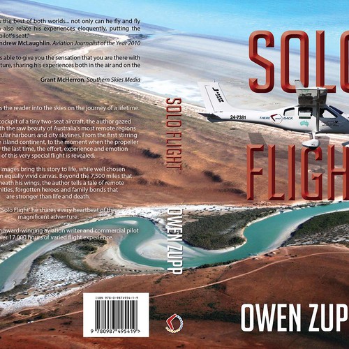 Solo Flight. Design an awesome book cover that captures the adventure of flight. Design by LilaM