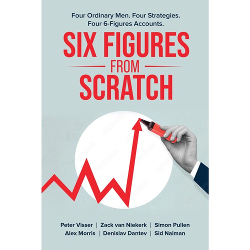 Design an E-book cover that teaches people how to build 6-figure trading accounts, that pops! Design by Graphics House