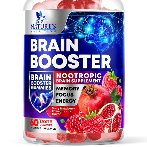 Brain Booster Supplement Design Needed for Nature's Nutrition Design by rembrandtjurin