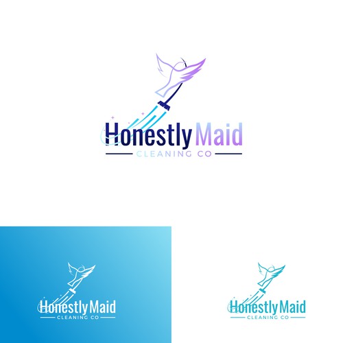 Create a modern, unique logo for a premium home cleaning company. Design by websmartusa