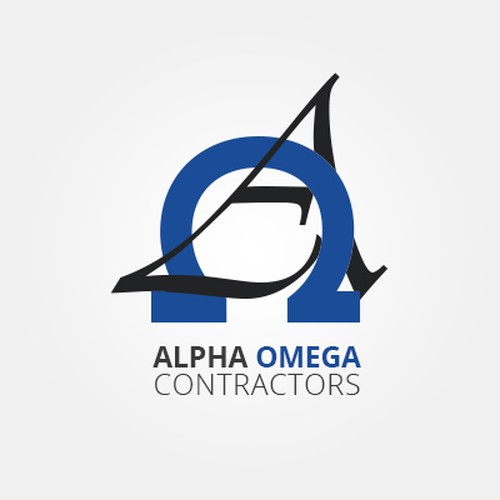 Create the alpha omega contractors logo Logo design contest