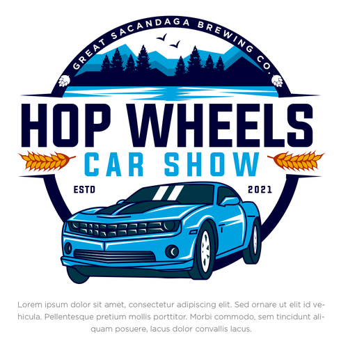 Colorful Car Show Logo-ontwerp door mitramitra