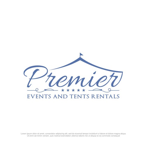 We need a powerful new logo for our tent rental company focused on high end clients. Design by Novo_ime