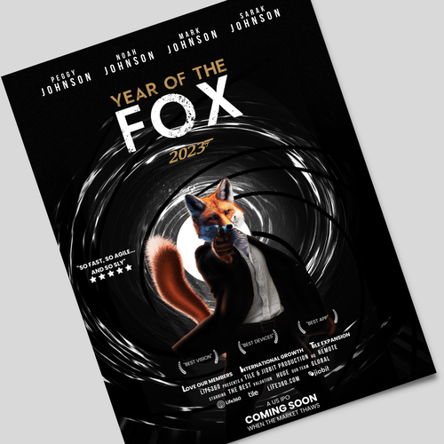 Design di Life360 2023 Year of the Fox Poster di Ashley Cannuli