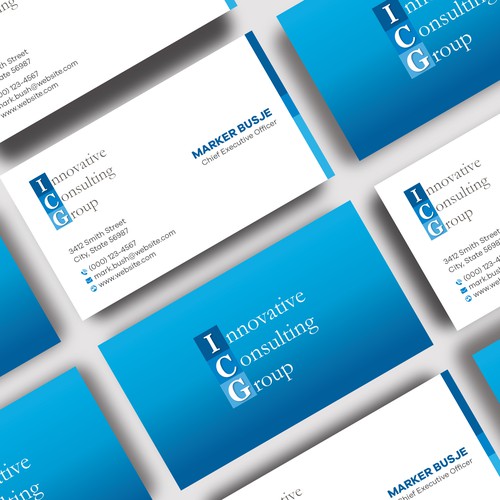 Design di ICG Business Cards di Shila Rani Das