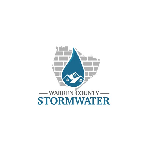Create a recognizable logo for Warren County Division of Stormwater