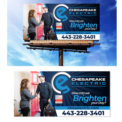 Chesapeake Electric Billboard Design by ✨B O T S™✨