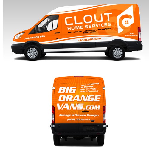 Design an ICONIC Van Wrap for Home Services Start-up Design by Konstantin Graphics