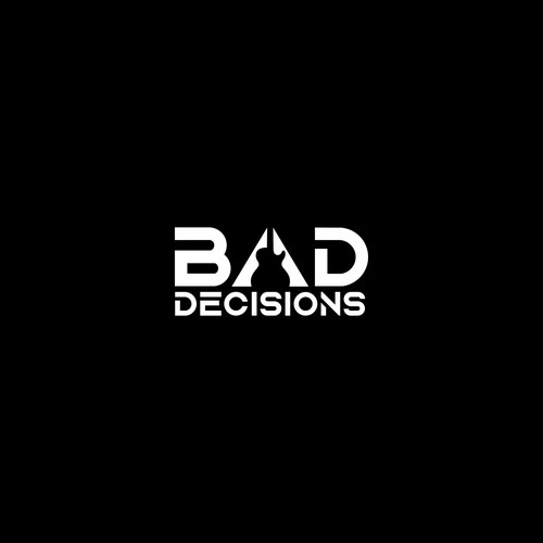 Bad Decisions Cover Band Logo Design by InfiniDesign