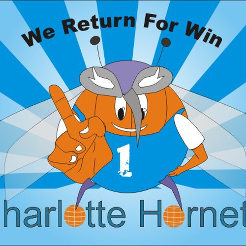Community Contest: Create a logo for the revamped Charlotte Hornets! Réalisé par sclight