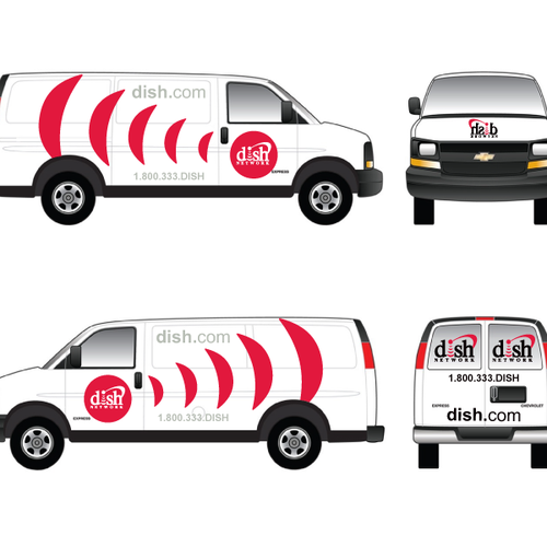 Diseño de V&S 002 ~ REDESIGN THE DISH NETWORK INSTALLATION FLEET de 4TStudio