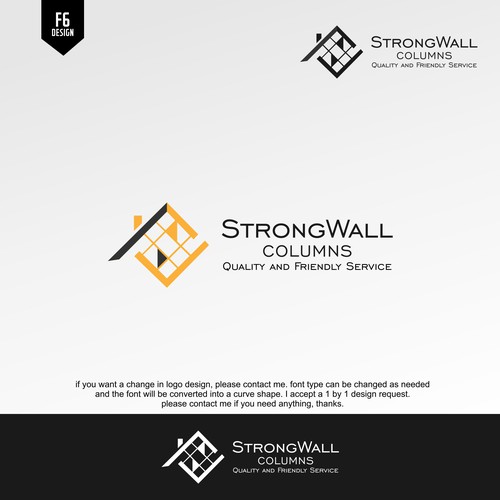 Design a strength related logo to promote strong columns Design by fajar6