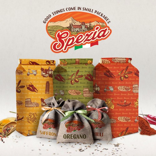 Spicy!! Food Spice Box Packaging Logo Contest! The new way to get your spices and grains! Repeat biz w winner! Design by ProveMan