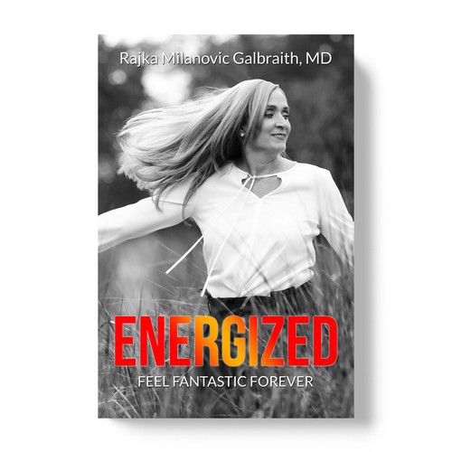 Design a New York Times Bestseller E-book and book cover for my book: Energized Design by TopHills