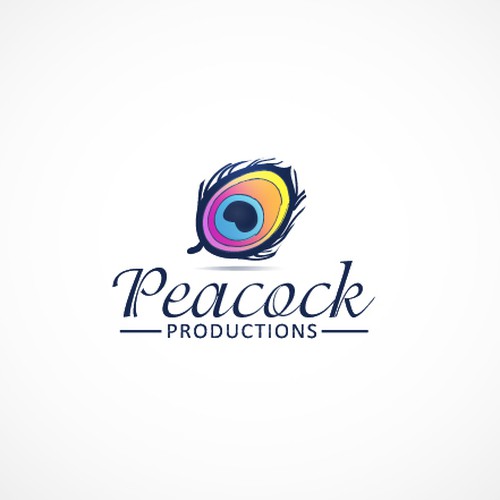 logo for Peacock Productions | Logo design contest