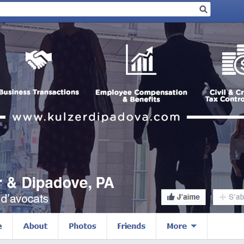 Create a Capturing Facebook Cover Image for Law Firm Design by Salih B.