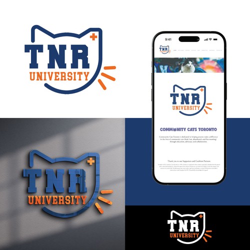 Calling all cat lovers! Design an online TNR (Trap-Neuter-Return) Academy logo and save cats! Design by THE DESIGNSTER