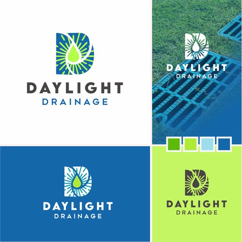 Brand launch for Drainage Services company in Pacific NW Design by Shinki design