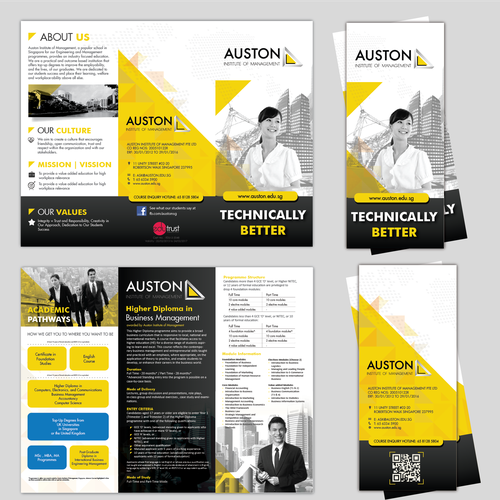 Course Brochure for a University Design by Hadi (Achiver)