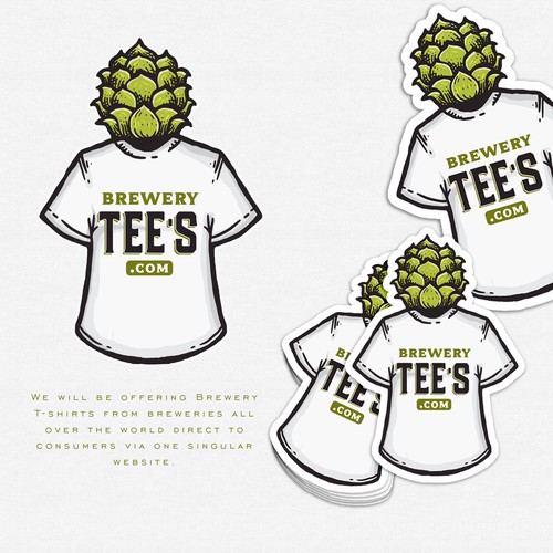 Logo design for my new site, brewerytees.com! Réalisé par Vulcan"