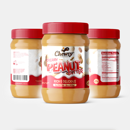 Peanut Butter Label Design by Martil Media