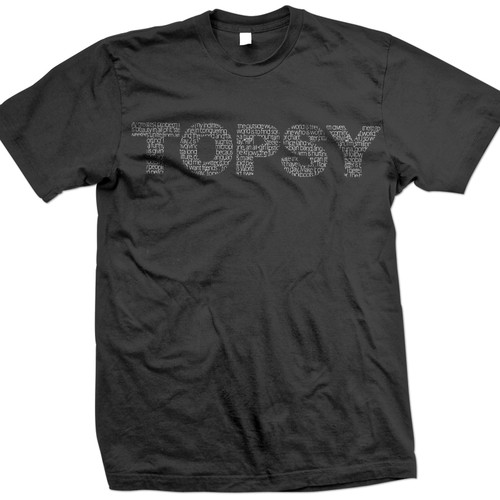T-shirt for Topsy Ontwerp door gebbers