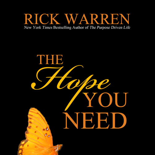 TabzさんのDesign Rick Warren's New Book Coverデザイン