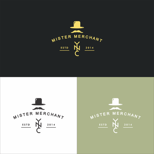 Calling all Hipsters. Create an edgy but authentic logo for Mister Merchant NYC! Design by Helmidwip
