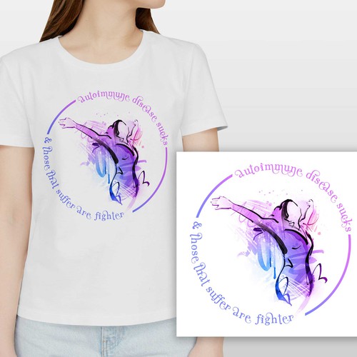 Autoimmune disease sucks & those that suffer are warriors Design by Designer Group