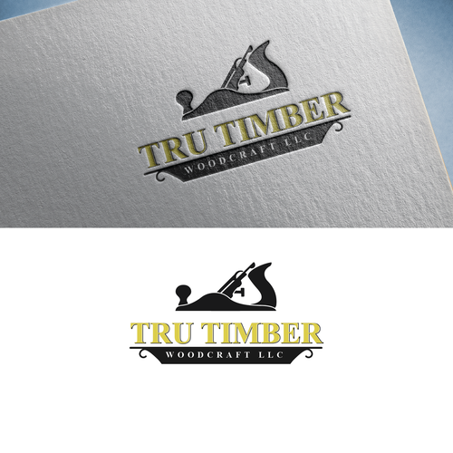 Logo for fine restoration and custom door and millwork business. Design by ManiBaaba