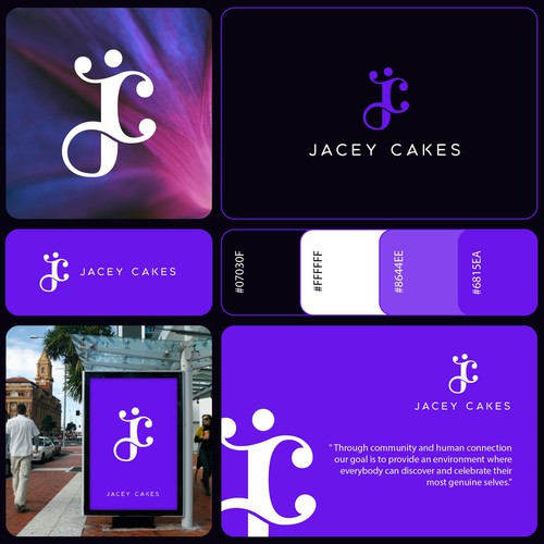 Jacey Cakes A Community driven brand for adults focused on promoting a safe/inclusive environment. Design by twin.ali