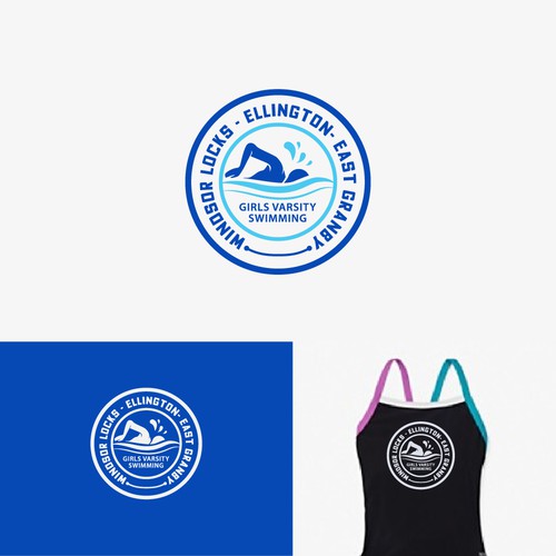 Design Varsity Girl's Swim Team Logo por gimb