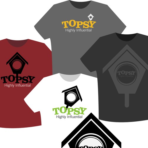T-shirt for Topsy Ontwerp door bz