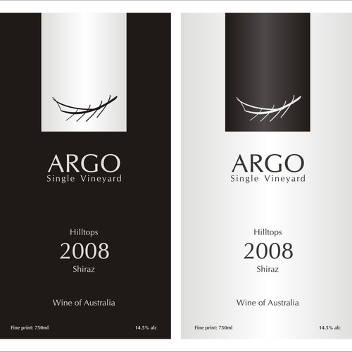 Sophisticated new wine label for premium brand Design by Irinoblouki