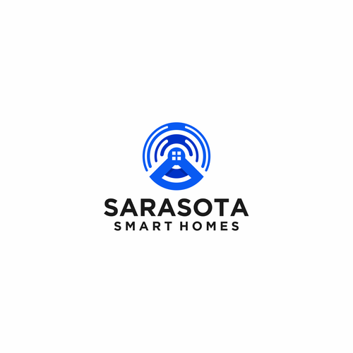 Diseño de Sarasota Smart Homes logo for our company that does technology innovations and installations de SimpleSmple™