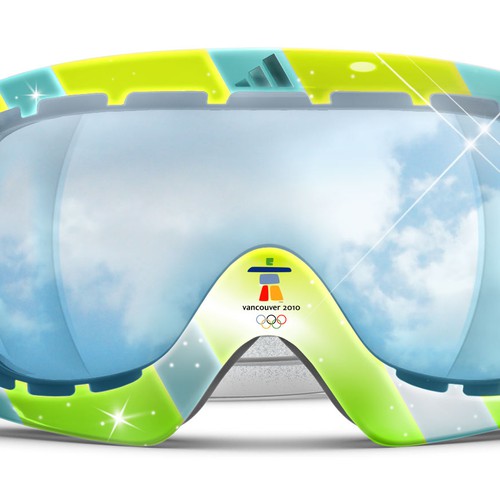 Design adidas goggles for Winter Olympics Design by More Sky