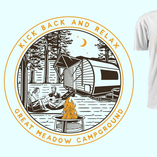 Great Meadow Campground looking For New Sweatshirt Design Design by Sendisign