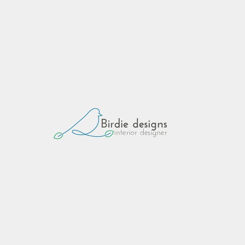 simple design logo to attract sophisticated clients for interior design and architecture Design by BerNadettke