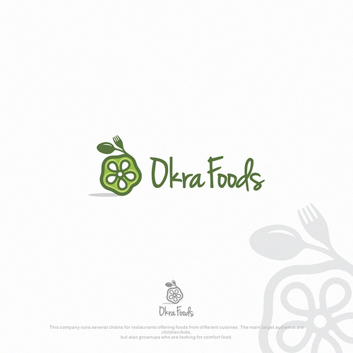 Okra inspired logo design Design by Q_N