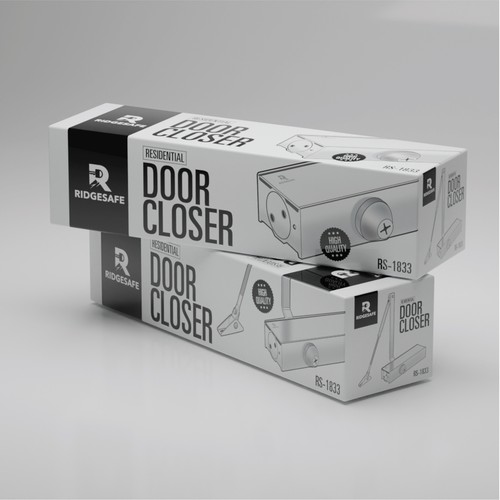 Design a Modern Packaging Design for Hardware Company (Door Closer) Design by Dem Ro