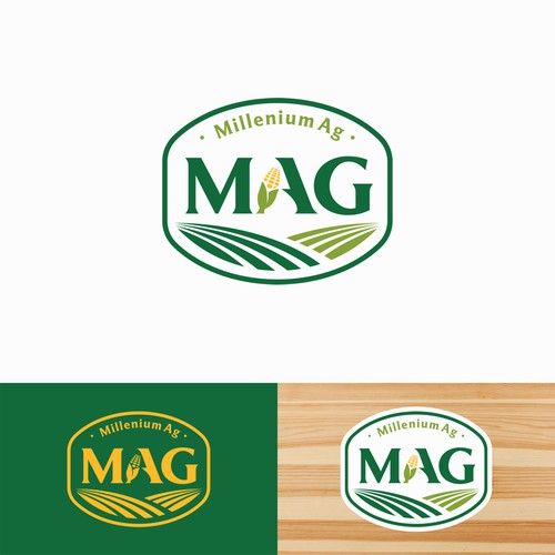 "Classic farm logo to attract landowners" winning 