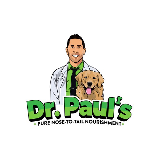 Creative nose-to-tail dog food logo to level-up nutrition for dogs! Design by Sava M- S Design