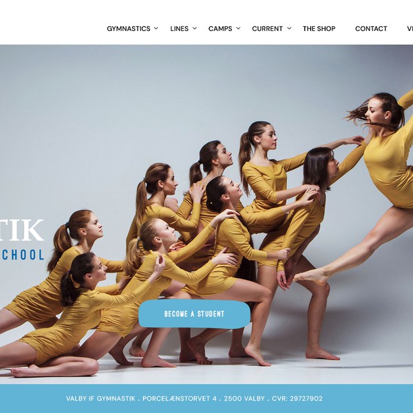 New website for Valby If Gymnastics